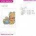 Baby Pooh Eating Honey Winnie The Pooh Embroidery Design