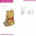 Baby Pooh Napping Winnie The Pooh Embroidery Design