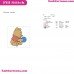 Baby Pooh Playing With A Ball Winnie The Pooh Embroidery Design