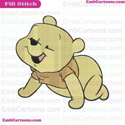 Baby Pooh Winnie The Pooh Embroidery Design