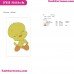 Baby Tweety Baby Looney Tunes Embroidery Design 2