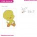 Baby Tweety Baby Looney Tunes Embroidery Design 2