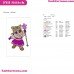 Ballerina Piggy 2 Muppet Babies Embroidery Design