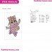 Ballerina Piggy Muppet Babies Embroidery Design