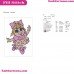 Ballerina Piggy Muppet Babies Embroidery Design