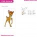 Bambi Deer Embroidery Design 1