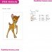 Bambi Deer Embroidery Design 1