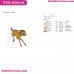 Bambi Deer Embroidery Design
