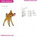 Bambi Deer Embroidery Design 4