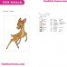 Bambi Deer Faline Embroidery Design