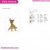 Bambi Deer Smiling Embroidery Design 1