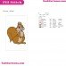 Bambi Deer Squirrel Embroidery Design 1