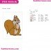 Bambi Deer Squirrel Embroidery Design 1