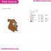 Bambi Deer Squirrel Embroidery Design 2
