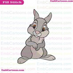 Bambi Thumper Embroidery Design