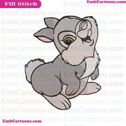 Bambi Thumper Happy Embroidery Design 7
