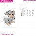 Bambi Thumper Happy Embroidery Design 7