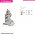 Bambi Thumper Smiling Embroidery Design 9