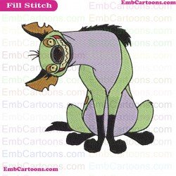 Banzai The Lion King Embroidery Design 11