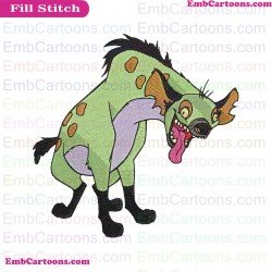 Banzai The Lion King Embroidery Design 12