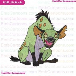 Banzai The Lion King Embroidery Design 13