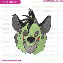 Banzai The Lion King Embroidery Design 14
