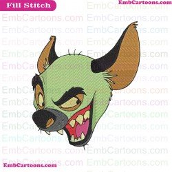 Banzai The Lion King Embroidery Design 1