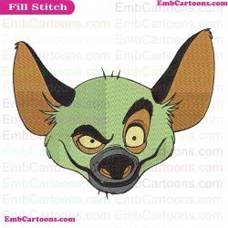 Banzai The Lion King Embroidery Design 4