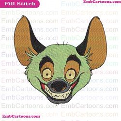 Banzai The Lion King Embroidery Design 5