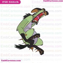 Banzai The Lion King Embroidery Design 6