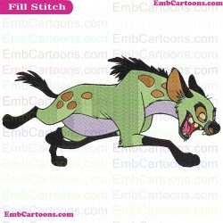 Banzai The Lion King Embroidery Design 7