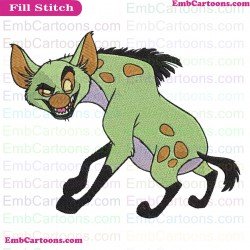 Banzai The Lion King Embroidery Design 8
