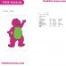 Barney Embroidery Design 1