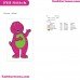 Barney Embroidery Design 3
