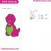 Barney Embroidery Design 4
