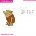 Barney Rubble The Flintstones Embroidery Design 2