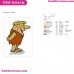 Barney Rubble The Flintstones Embroidery Design 3