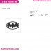 Batman Logo Embroidery Design