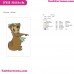 Bear Pointing And Laughing Yogi Bear Embroidery Design