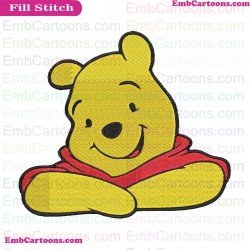 Bear Winnie The Pooh Embroidery Design 16