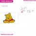 Bear Winnie The Pooh Embroidery Design 16
