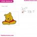 Bear Winnie The Pooh Embroidery Design 16