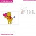 Bear Winnie The Pooh Embroidery Design 17