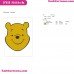 Bear Winnie The Pooh Embroidery Design 18