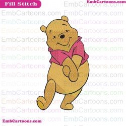 Bear Winnie The Pooh Embroidery Design 20