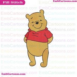 Bear Winnie The Pooh Embroidery Design 21