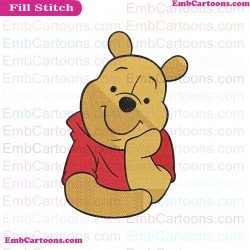 Bear Winnie The Pooh Embroidery Design 23