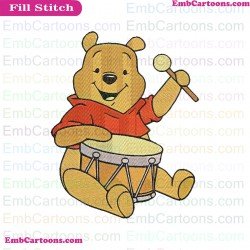 Bear Winnie The Pooh Embroidery Design 25