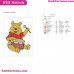 Bear Winnie The Pooh Embroidery Design 25