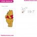 Bear Winnie The Pooh Embroidery Design 3